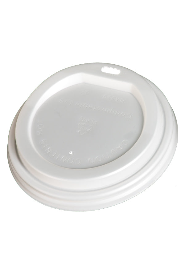 BIO Deckel für 200ml Becher, CPLA, Ø8cm, 50 Stk.