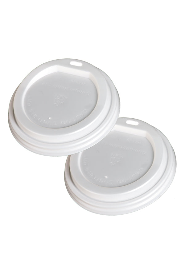 BIO Deckel für 200ml Becher, CPLA, Ø8cm, 50 Stk.