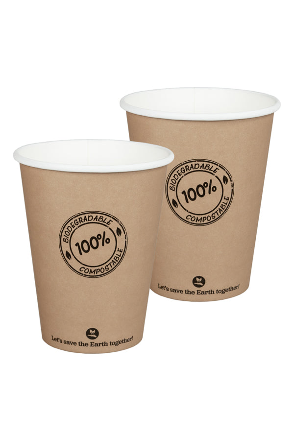 BIO Kartonbecher, 300ml, Ø9cm, 50 Stk.