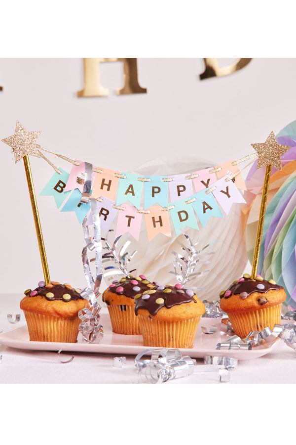 Cake Topper "Happy Birthday", 33x21cm, 1 Stk_3