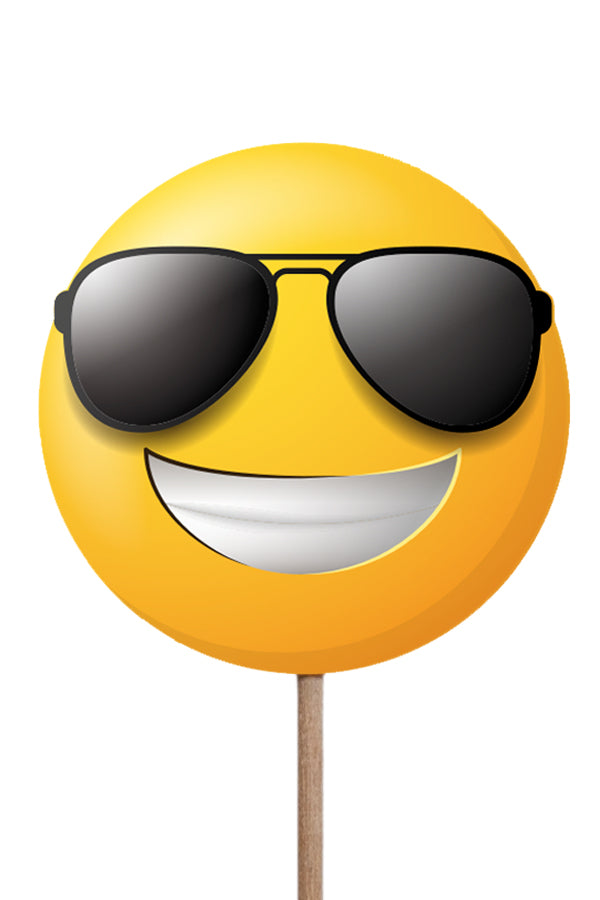 Deko-Picker "Emojis", 12cm, 100 Stk_3