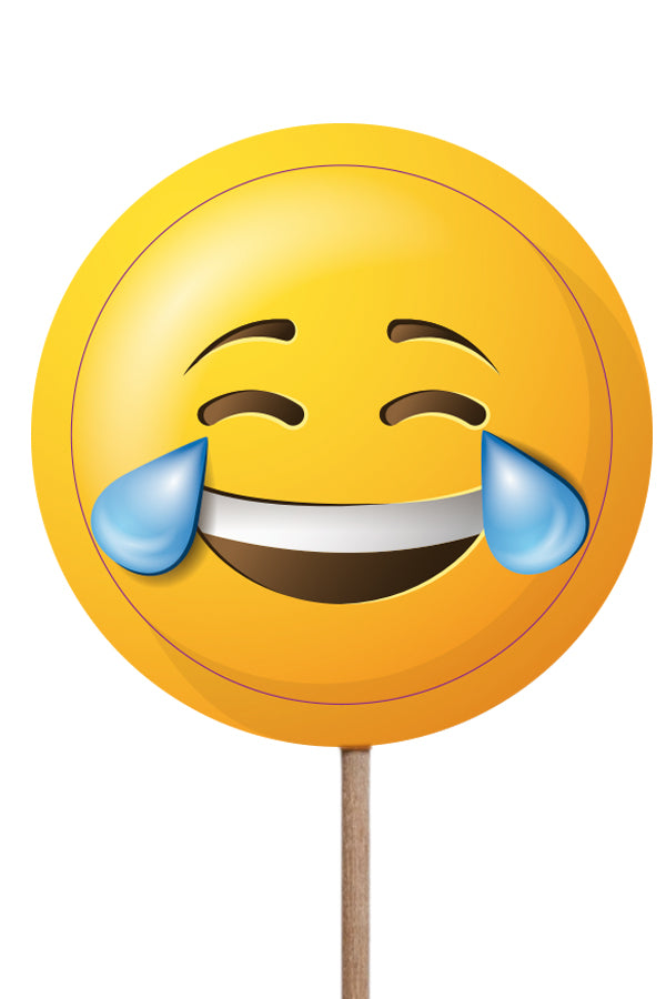 Deko-Picker "Emojis", 12cm, 100 Stk_4