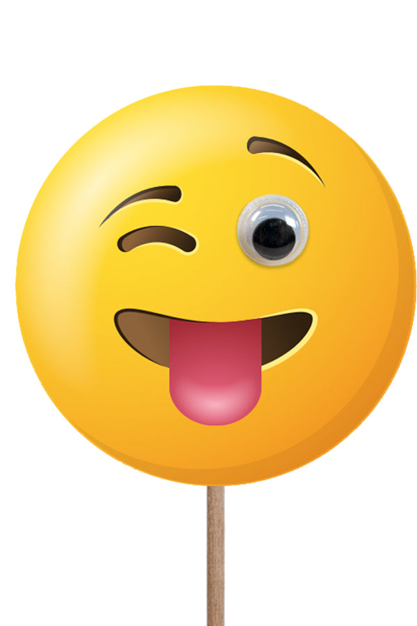 Deko-Picker "Emojis", 12cm, 100 Stk_6