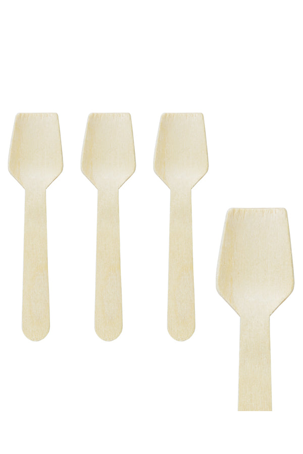 Eislöffel aus Holz, 9.5cm, 100 Stk.