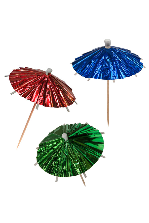 Eisschirmchen "Glitzerfolie", 10cm, 100 Stk