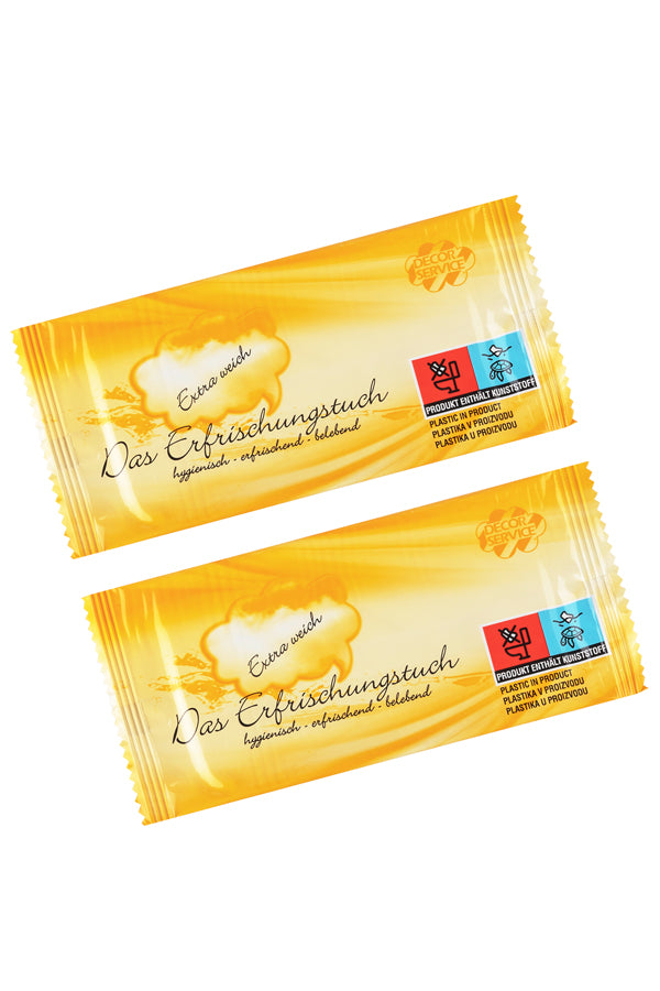 Erfrischungstücher, 20x20cm, 100 Stk.