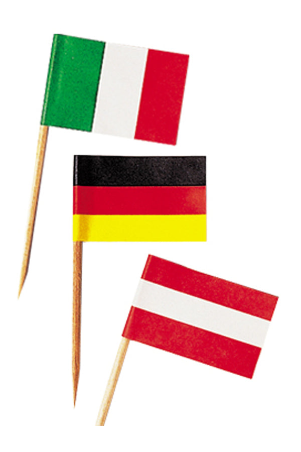 Fahnenpicker "Gemischt", 68cm, 500 Stk