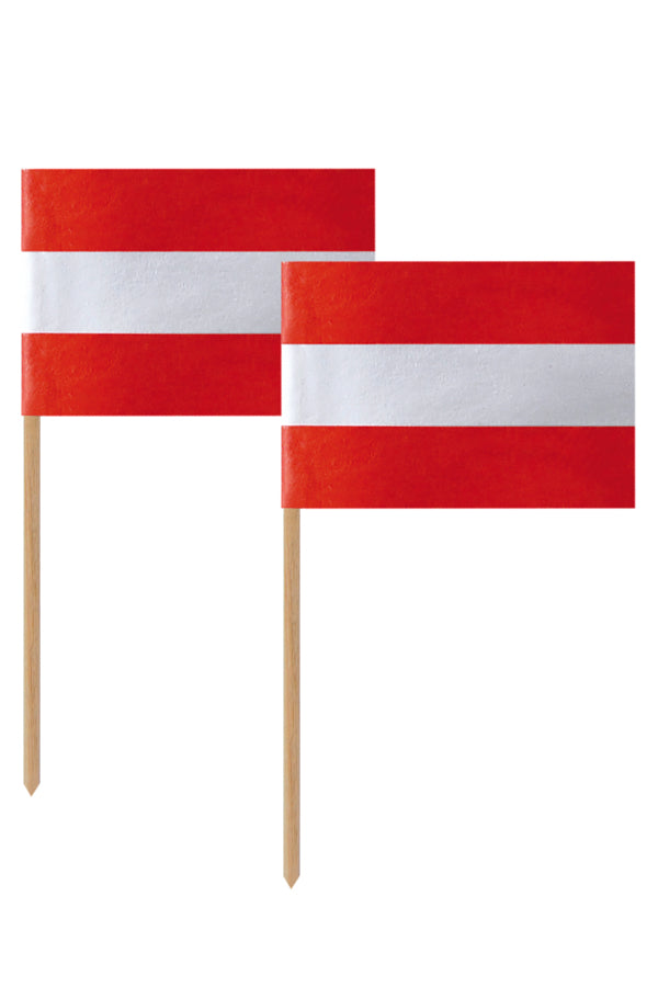 Fahnenpicker "Österreich", 68cm, 500 Stk