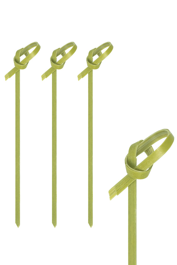 Fingerfood Spieße "Knoten" aus Bambus, 9cm, 250 Stk