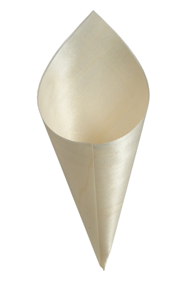 Fingerfood Tüten aus Holz, 22cm, 50 Stk.