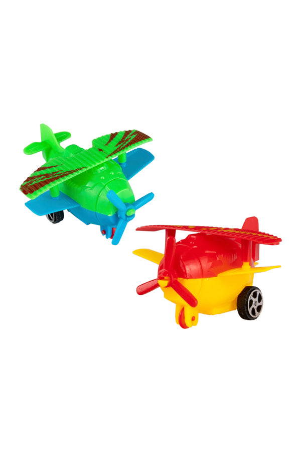 Flugzeuge 7cm, 4 Farben gemischt, 20 Stk.