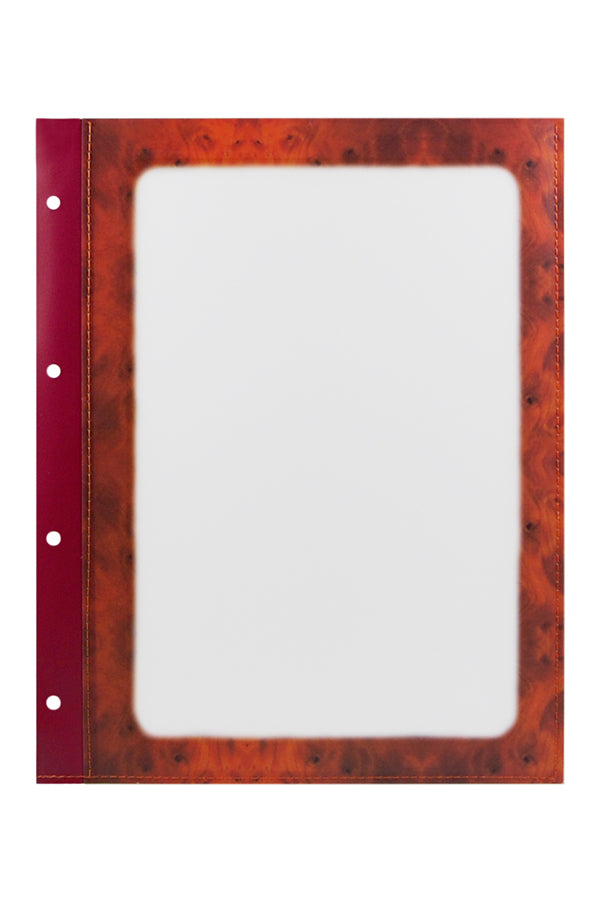 Folienblätter, wurzelholz, A5 10 Stk.