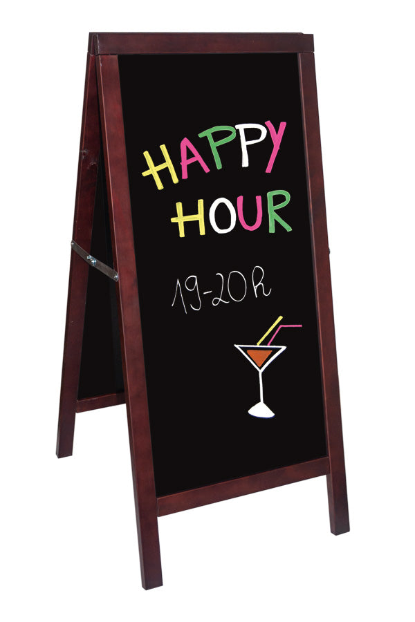 Gehweg-Kreidetafel, dunkelbraun, 50x110cm, 1 Stk.