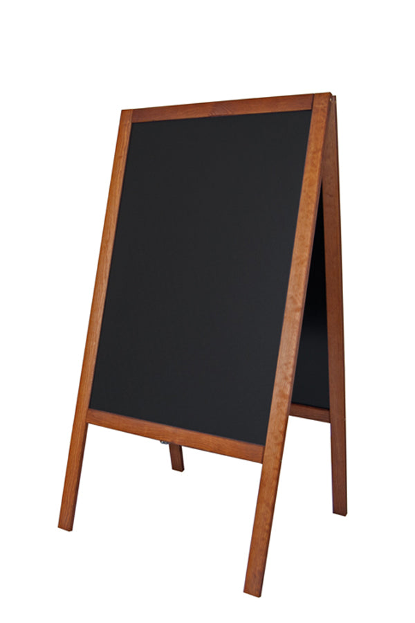 Gehweg-Kreidetafel, dunkelbraun, wasserfest, 61x118cm, 1 Stk.