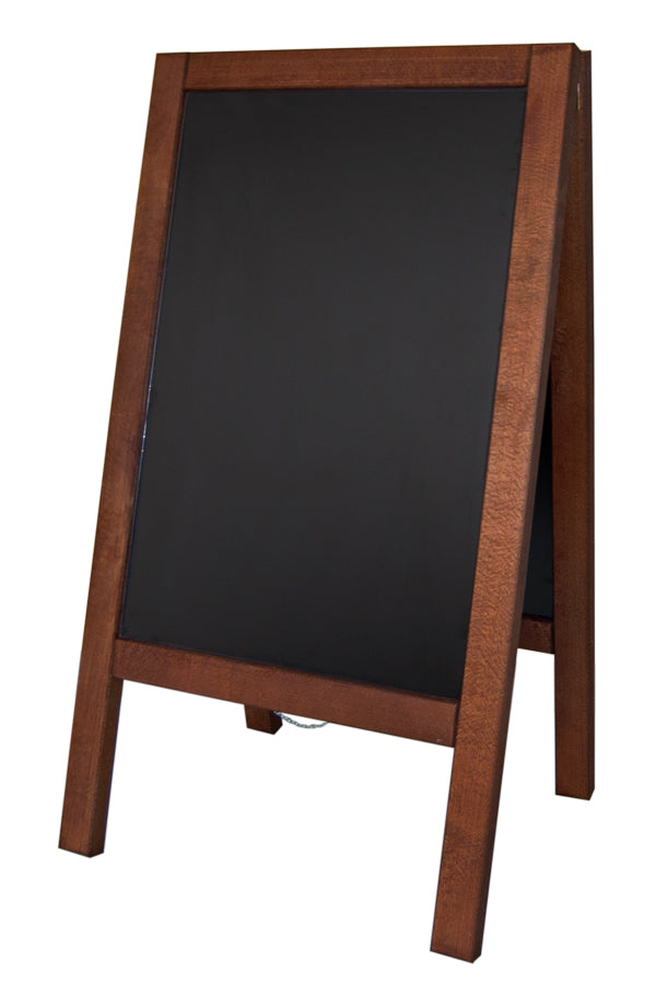 Gehweg-Kreidetafel, dunkelbraun, wind- und wasserfest, 65x118cm, 1 Stk.