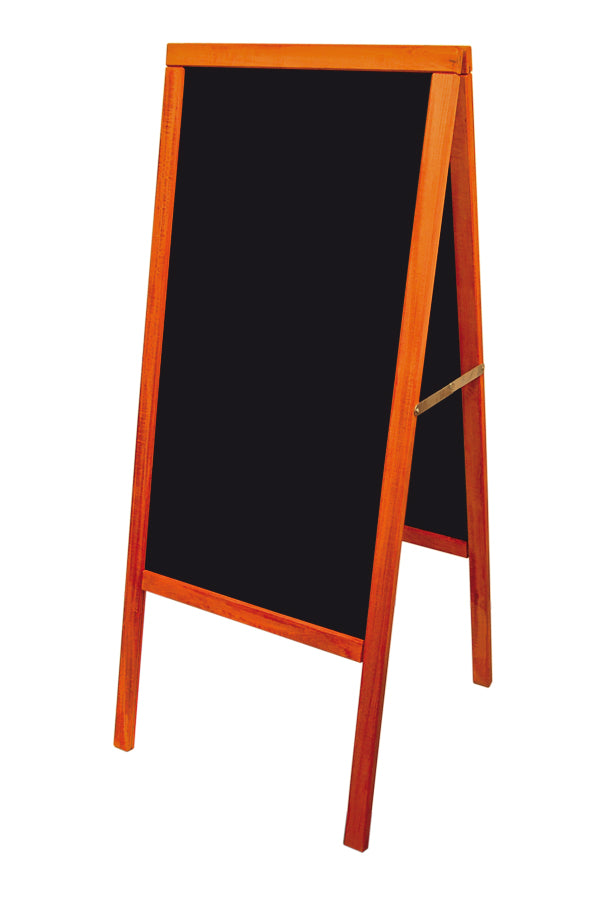 Gehweg-Kreidetafel, mahagoni, 56x134cm, 1 Stk.