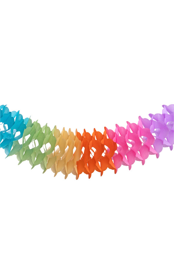 Girlande "Farbenspiel" aus Papier, schwer entflammbar, Ø12cm, 36m, 1 Stk