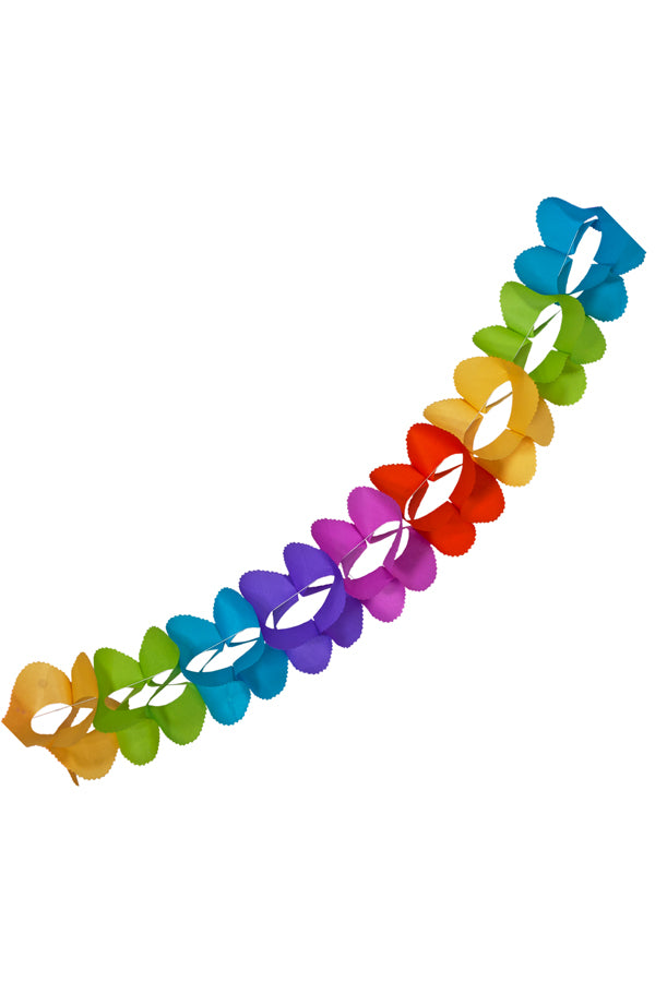 Girlande "Farbenspiel", aus Papier, schwer entflammbar, Ø165cm, 72m, 1 Stk