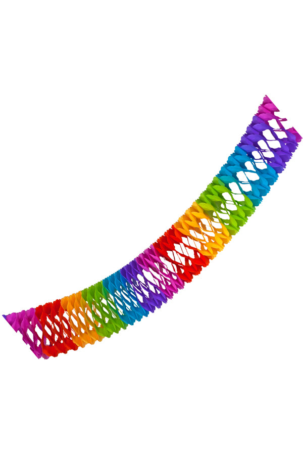 Girlande "Farbenspiel", aus Papier, schwer entflammbar, Ø17cm, 36m, 1 Stk