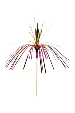 Glitzerpalmen 2-färbig, 24cm, 144 Stk.