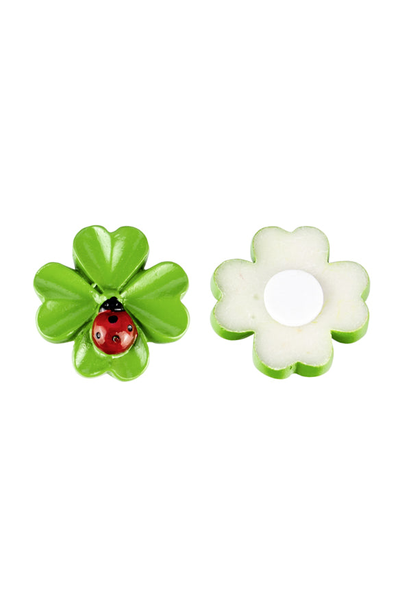 Glücksbringer "Kleeblatt" ca 3cm, 6 Stk_2