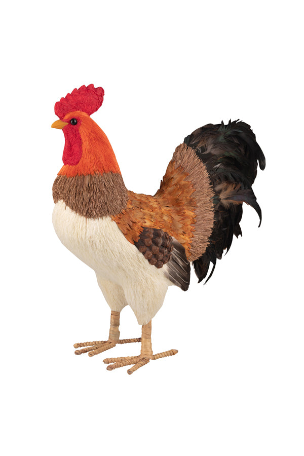 Hahn, Naturmaterialien, 54cm, 1 Stk