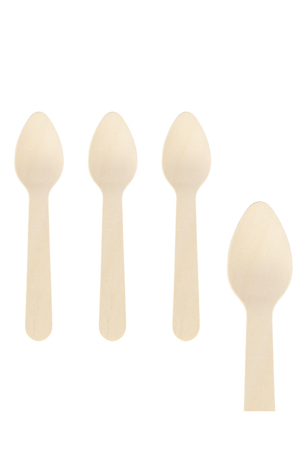 Kaffeelöffel aus Holz, 11cm, 100 Stk.