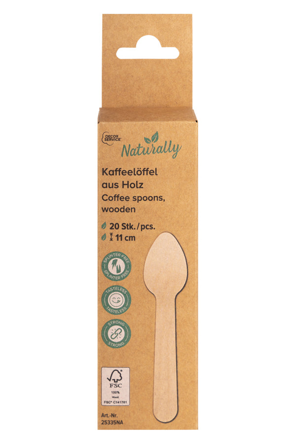 Kaffeelöffel aus Holz, 11cm, 20 Stk_1