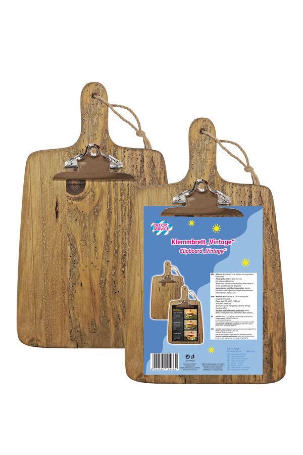 Klemmbrett "Vintage", 29x48cm, 1 Stk