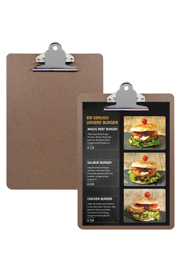 Klemmbrett aus Holz, A5, 1 Stk.