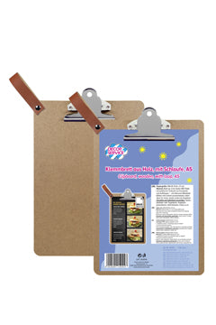 Klemmbrett, aus Holz, mit Schlaufe, A5, 1 Stk.