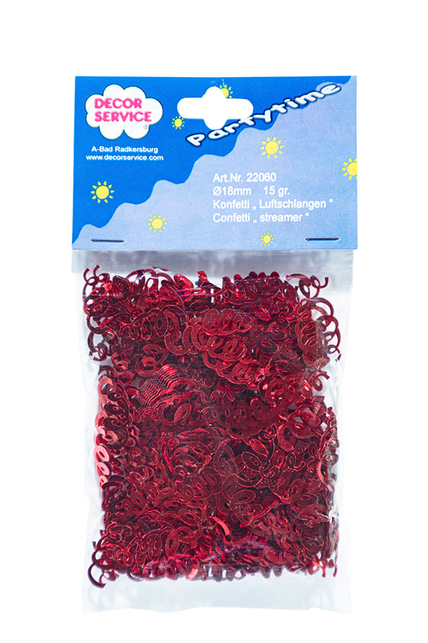 Konfetti "Luftschlangen", 18mm, 15g