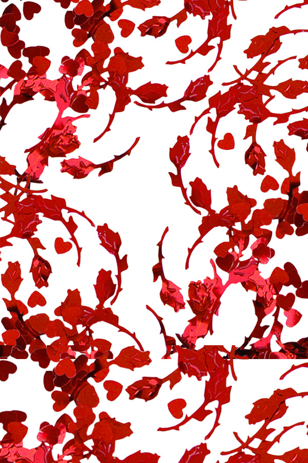 Konfetti "Rosen und Herzen", 25mm, 15g_2