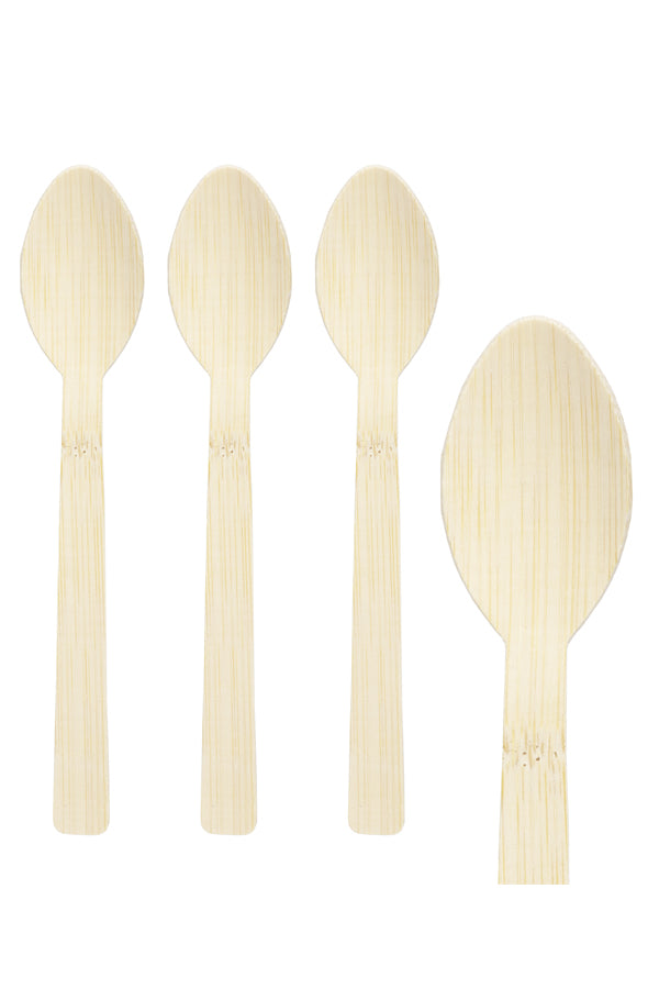 Löffel aus Bambus, 17cm, 100 Stk.