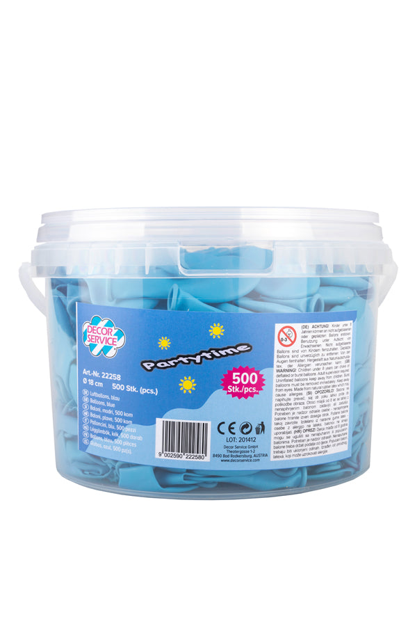 Luftballons, blau, Ø18cm, 500 Stk.