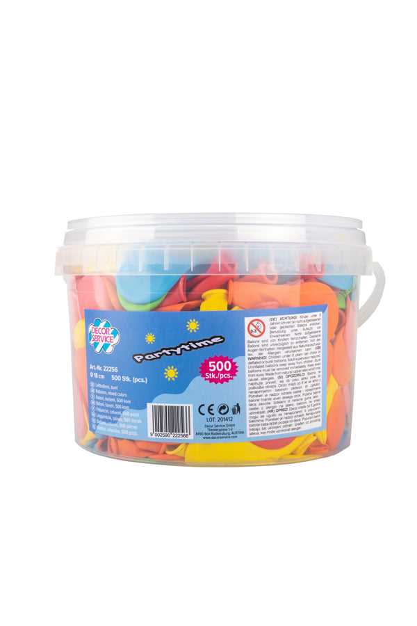Luftballons, bunt, Ø18cm, 500 Stk.