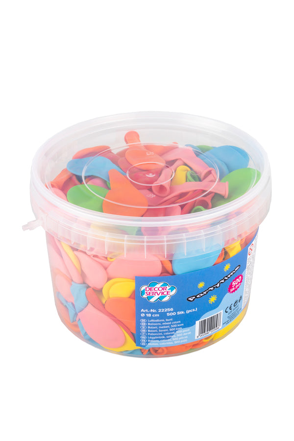 Luftballons, bunt, Ø18cm, 500 Stk.