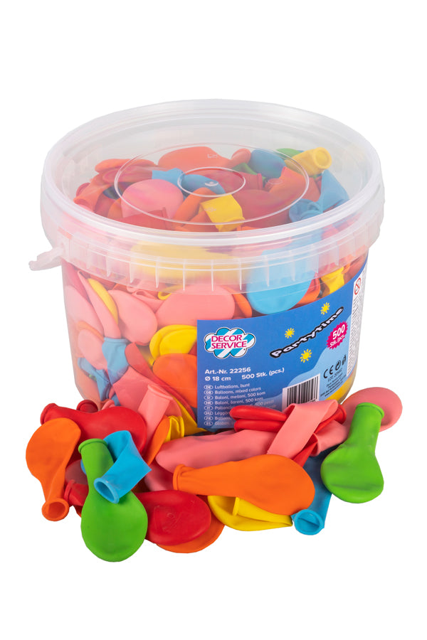Luftballons, bunt, Ø18cm, 500 Stk.