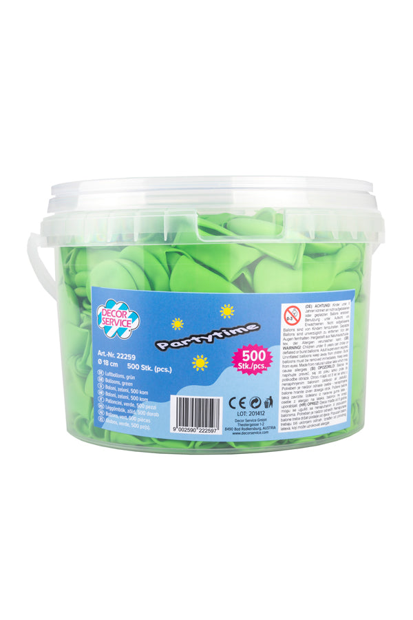 Luftballons, grün, Ø18cm, 500 Stk.