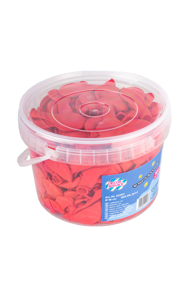 Luftballons, rot, Ø18cm, 500 Stk.