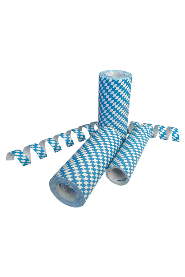 Luftschlangen „Oktoberfest“, aus Papier, schwer entflammbar, 4m, 1 Rolle