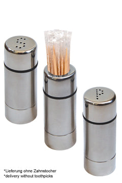 Menage, aus Edelstahl, Ø2.9cm, 7.2cm, 3 Stk. 