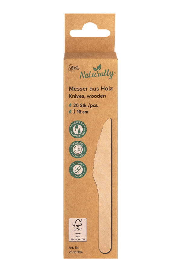 Messer aus Holz, 16cm, 20 Stk_1