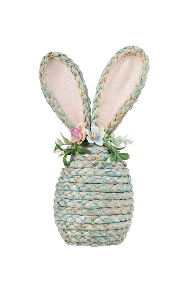 Osterdekor, Maisstroh, blau, 25cm, 1 Stk