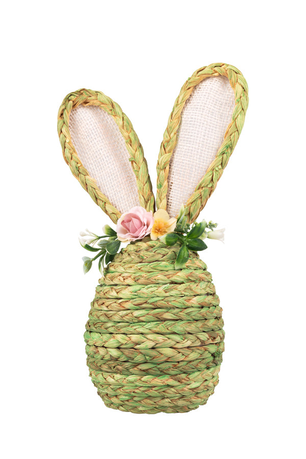 Osterdekor, Maisstroh, grün, 25cm, 1 Stk