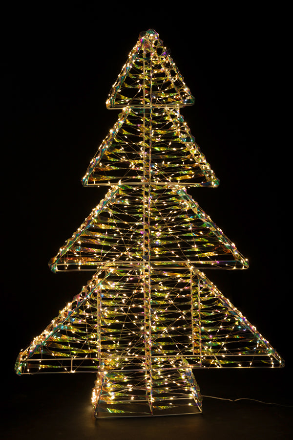 Weihnachtsbaum, aus Metall/PET, mit LED, warmweiß, 100cm, 1 Stk.