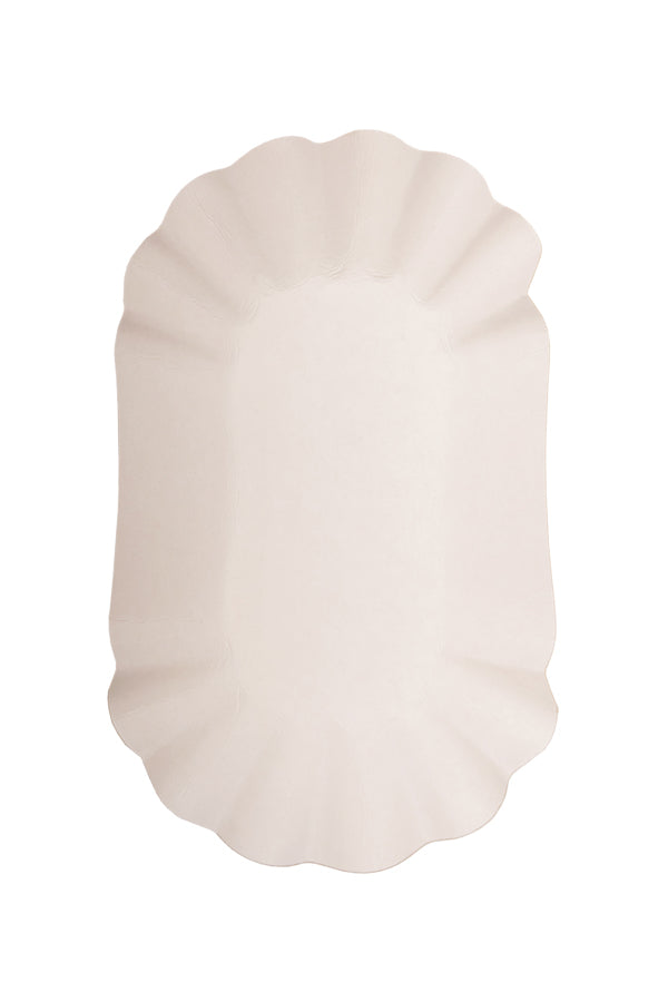 Schalen aus Pappe, oval, 105x175x3cm, 250 Stk