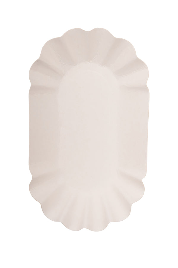 Schalen aus Pappe, oval, 11x195x32cm, 250 Stk