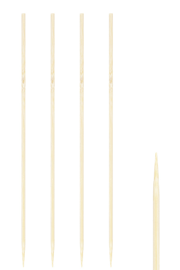 Schaschlikspieße, aus Bambus, Ø3mm, 18cm, 50 Stk.