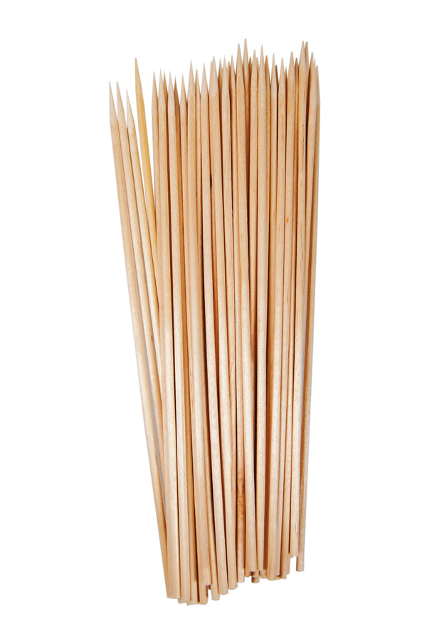 Schaschlikspieße aus Holz, Ø3mm, 30cm, 500 Stk.